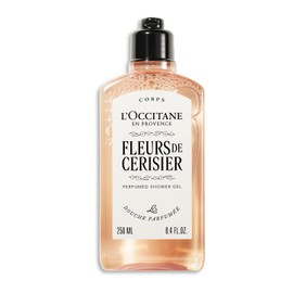 L'OCCITANE - Cherry Blossom Set - Gentle Foaming Shower Gel, Shimmering Body Milk and Hand Cream - Made in France