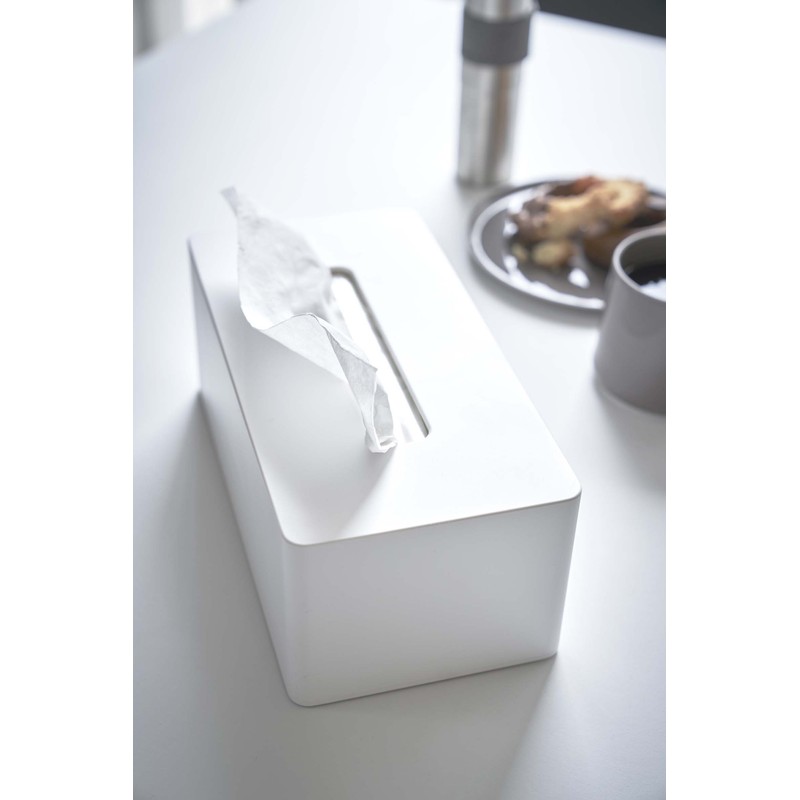Yamazaki Industrial 3901 Thick Tissue Case, White, Approx. W 10.2