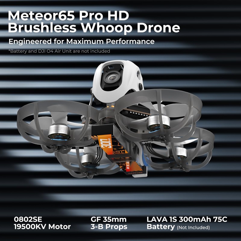 BETAFPV Meteor65 Pro Brushless Quadcopter with Matrix 1S 3-in-1 HD