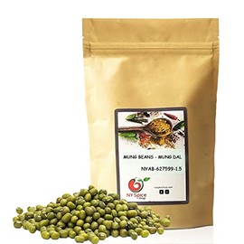 Lentils & Peas (5 Pound (Pack of 1), Indian Mung Green Beans)