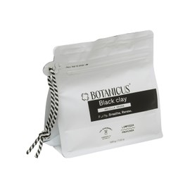 Botanicus Arcilla negra Detox Botanicus 500g- Arcilla 100% Natural Drenante y Revitalizante para Mascarillas Faciales y Corporales, Ideal para Piel Cansada, Grasa y con Celulitis, Desintoxica, Activa la Circulación y Reduce Inflamación