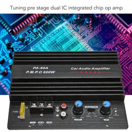12V 600W Car Amplifier Board, High Performance Subwoofer Amplifier, Car Power Amplifier Board, Bass Subwoofer Amplifier for Modification of Car Speakers