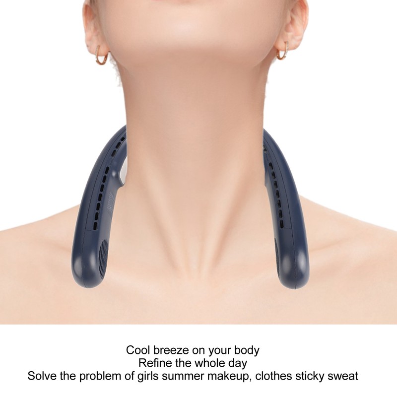 Hanging Neck Fans Portable Semiconductor Dual Cooling 3 Wind Speed