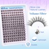 Newcally Lash Clusters Kit Wispy Natural Cluster Eyelash Extension Kit