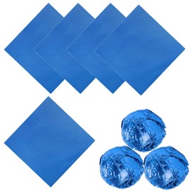 Copzievkae 100PCS 4 x 4 Inch Candy Wrappers, Blue