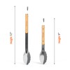 Full Circle 2-in-1 Cooking Tongs, 9-Inch – Dual-Sided Silicone &
