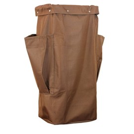 American Supply Replacement Housekeeping Cart Bag Full Fold Over Bar w/ Side Pockets 18″Wx12″Dx36" Long