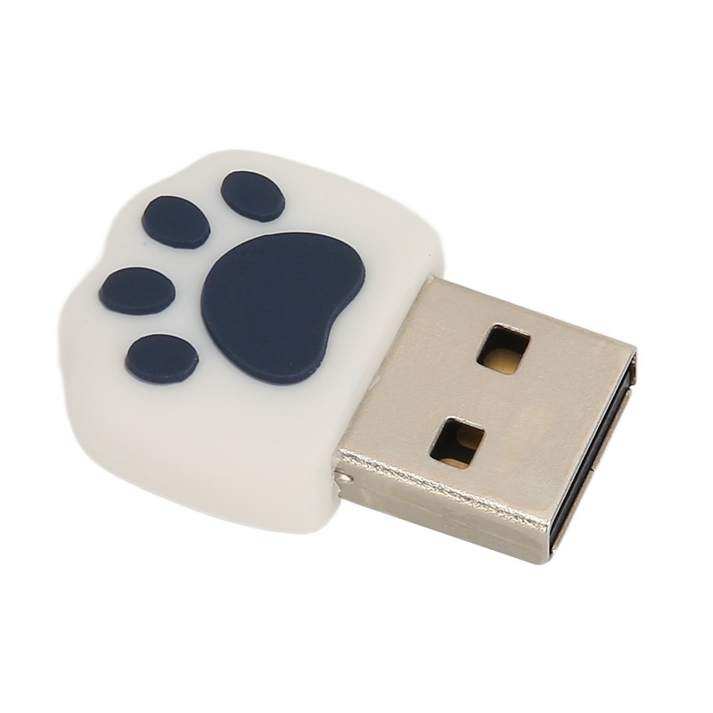U Disk USB2.0 Hot Swap Cat Paw Shape Cartoon Style