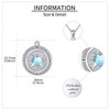 JERWLI Compass Locket Necklace for Women 925 Sterling Sliver Photo