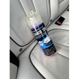 Premium Super Absorbent Chamois Towel - 26"x17" Scratch-Free Car Drying Colour (Pink)