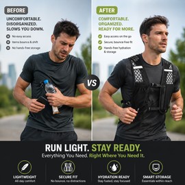 Lightweight Hydration Backpack for Running Hiking Cycling & Kayathons – Ergonomic Water Pack with Breathable Comfortable Fit for Men & Women Outdoor Sports
