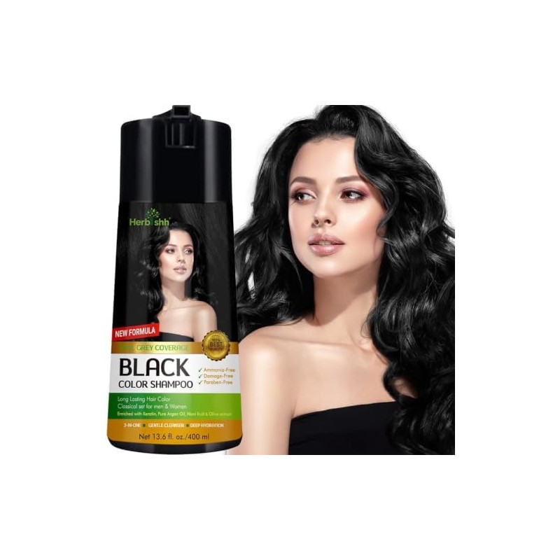 Herbishh Champú de color para cabello - Champú y acondicionador