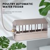 Automatic Chicken Waterer Stainless Steel Chicken Water Feeder Pigeon Water