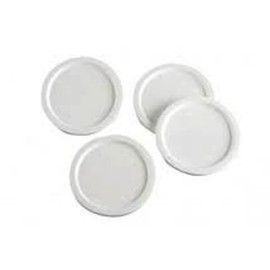 WECK 24020024 Frischhaltedeckel für Weck Rundrandgläser 60mm (5er Pack)