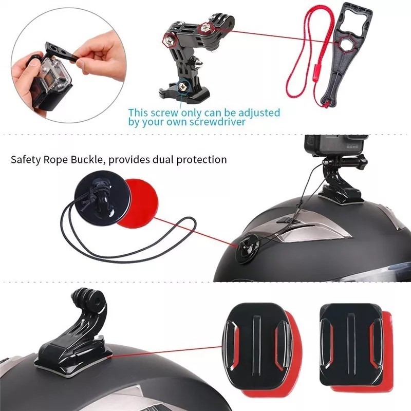 Estuchelandia Base De Montaje Para Moto Camara Gopro Hero 10,9,8,7,6,5,4