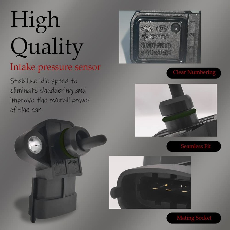 HAOBO Manifold Absolute Air Pressure Map Sensor, Air Pressure Sensor,