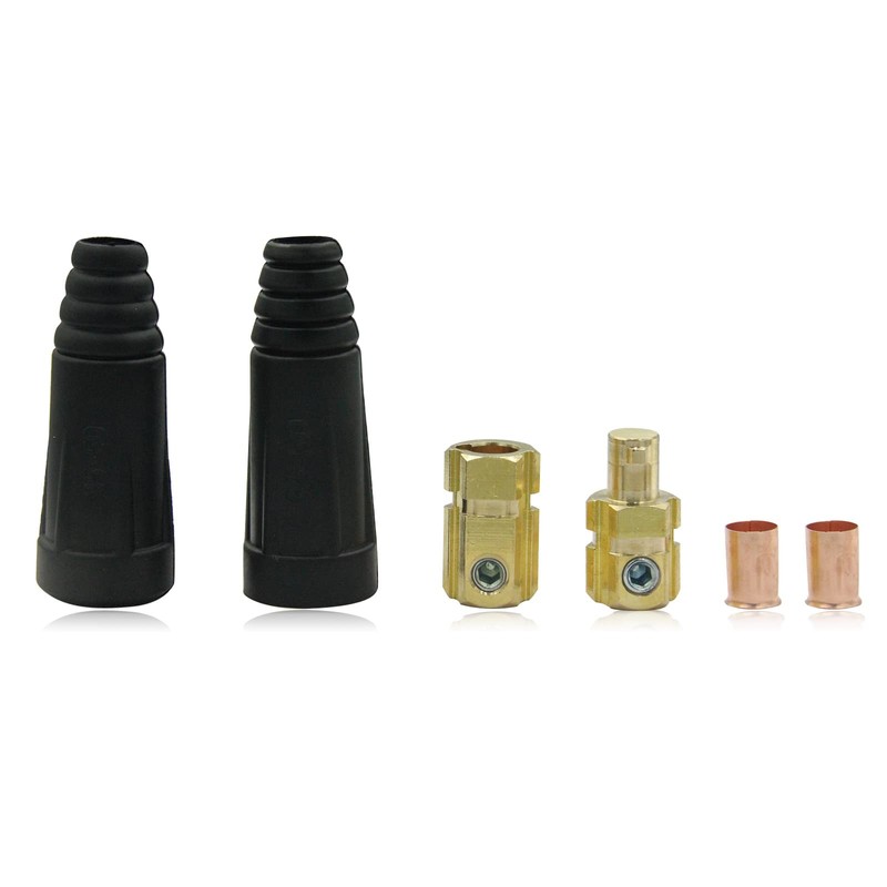 Welding Knight Welding Cable Joint Quick Connector Pair DINSE-Style 300Amp-400Amp