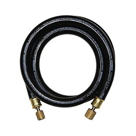 Appion MH120006EAK 1/2" Diameter Hose, 3/8" FL to 1/4" FL Vacuum Certified Refrigerant Hose, 6', Black