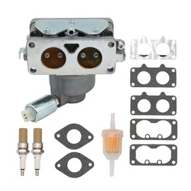 Yunnergo 796997 Carburetor with Gasket Kit Replacement for V-Twin Models 40G777 40H777 44M777 44P777 44S677# 796997 796227 796258 Carb Lawn Tractors Engines Motors