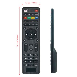 Replacement Remote Control Work for Dcolor DVB-T2 Full HD Scart TV Stick Receives Decoder Remote Control
