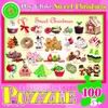 Sweet Christmas Puzzle, 100-Piece
