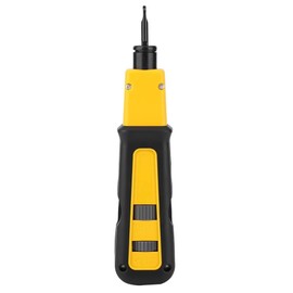 Snblzhef Heavy-Duty Wire Cutter and Crimping Tool with Ergonomic Plastic Handle - Punch Down Tool