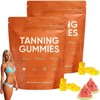 Gummies Autoabbronzante, gomme abbronzanti della pelle, 60 Stück mix beta-C-arotene