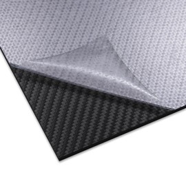 Holstex Thermoform Sheet - (Carbon Fiber Texture) - (.060 Thickness) - (12in x 12in Sheet) - (Armor Black) - (3 Sheets) - DIY Holster Making, Airsoft Armor, & Hobby