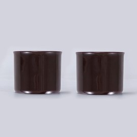 RISTEASO Espresso Cups Set of 2, Ceramic Espresso Cups, Expresso Shots Cups, 2.5oz Tea Cups, Demitasse Cups (2, magic inside)