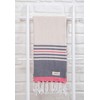 Bersuse 100% Cotton - Nova Turkish Towel - Black-Beige