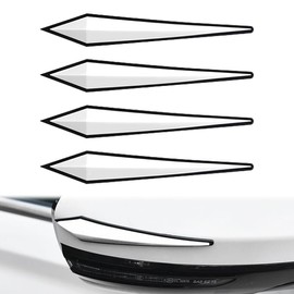 KRGNPLE 4pcs Car Door Guard Door Collision Prevention Sheet Door Protection Corner Guard Protective Corner Sticker Scratch Resistant Universal Decoration (Design: White, 4 Pcs)