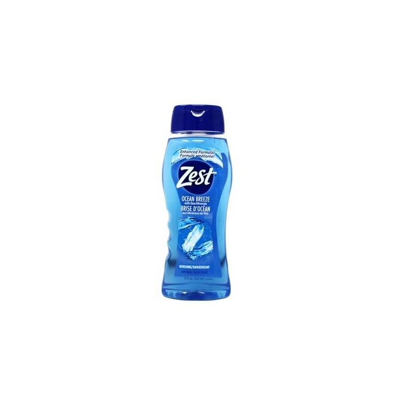 Zest Body Wash, Ocean Breeze, 18 fl oz (Paquete de