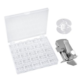 1 Magnetic Seam Guide, 25 Sewing Machine Bobbins, Sewing Machine Gauge Tools, Sewing Accessories, DIY Craft Tools