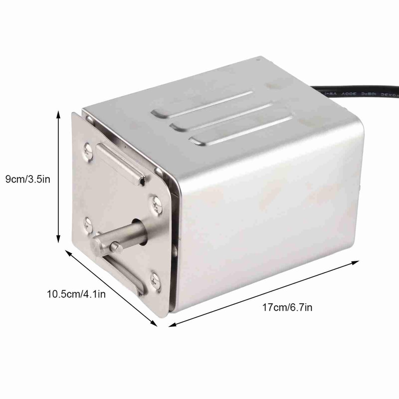 GLOGLOW Barbecue Motor, Stainless Steel BBQ Rotisserie Motor Electric Roaster