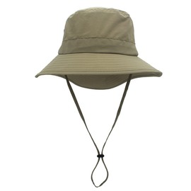 Magracy Unisex Women's Sun Hat UPF 50+ Summer Wide Brim Bucket Hat for Women Safari Hats, Dark khaki