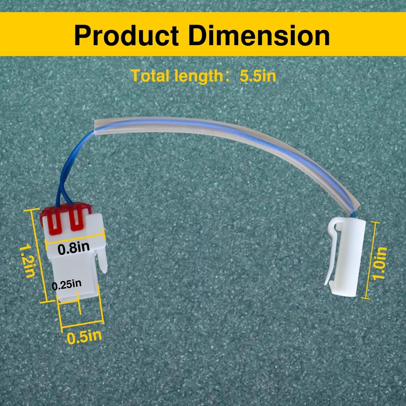 BABERGOUAC Refrigerator Defrost Sensor Replace 60148-0003400-01 3014808900 Compatible with Kenmore