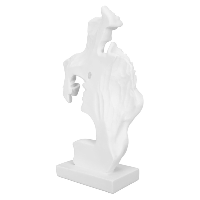 Kissing Lover Statues Resin Modern Romantic Ornament Figurine Couple Art