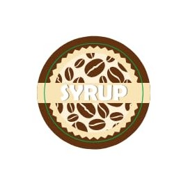 Syrup Coffee Shop Barista Labels 20mm 1000 labels per rolls