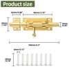 Alise Slide Lock SUS304 Stainless Steel Gate Latch, Slide Bolt