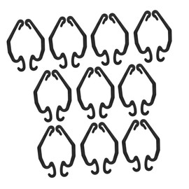 GANAZONO 24pcs Pet Cage Clips Small Wire Edge Fastening Clamps for DIY Assembly Secure Locking Buckles for Rabbit Hamster and Small Animal Cages Easy to Install and Detach