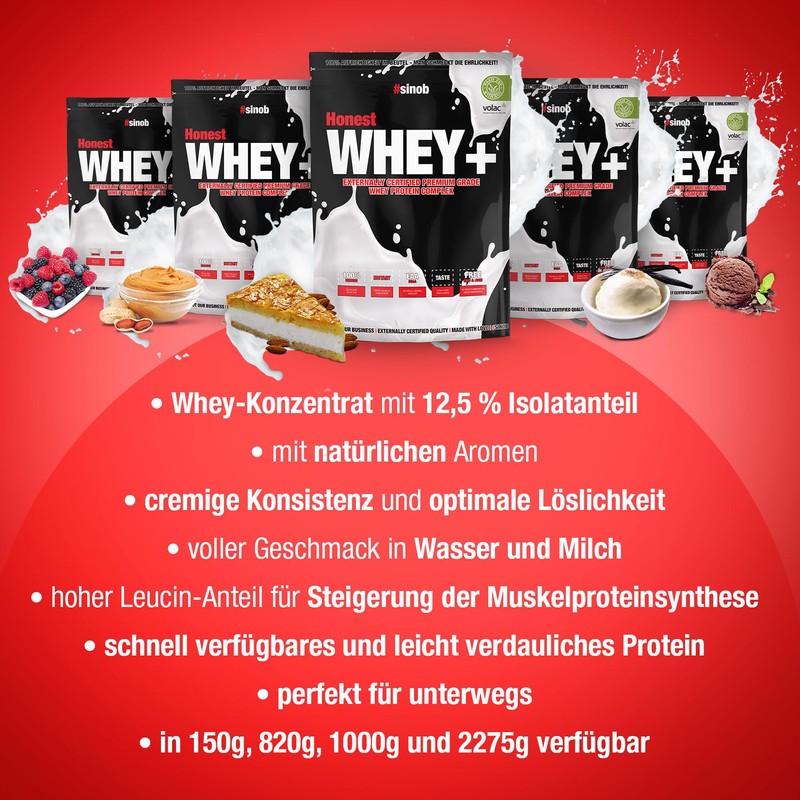 Honest Whey Protein (Bee Sting), 1 x 820 g, 12.5%