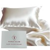 TUFAA GLAM Premium Pure Silk Pillowcase (Ivory)