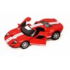 Kinsmart Red & White Stripes 2006 Ford GT Hardtop 1/36