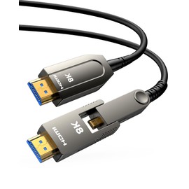 Highwings HDMI to Micro HDMI Cable 150 FT, 8K@60Hz 4K@120HZ One-Way Transmission Fiber Optic HDMI to Micro HDMI Cord HDR Compatible for TV, Computer