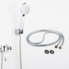 HOMEIDEAS 2.5m Shower Hose 304 Stainless Steel Extra Long Shower