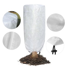 Agfabric Plant Covers Freeze Protection 84x72inch 9.2oz, 3 Layer Anti-Frost Plant Cover, Frost Blankets for Plants Garden Winter Frost Pests Protection,White