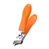 Wide Jaw Opening Anti-Splash Slanted Nail Clipper, Curved Toenail Clippers