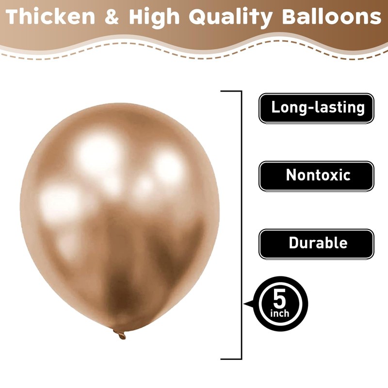 5inch Balloons Champagne