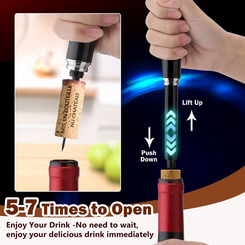 Air Pressure Wine Bottle Opener - NUCOKRS Special Pen Shape