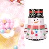 Christmas Candy Iron Box Roly Poly Design Santa Claus Snowman